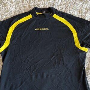 Nike Black and Yellow Oregon Tee